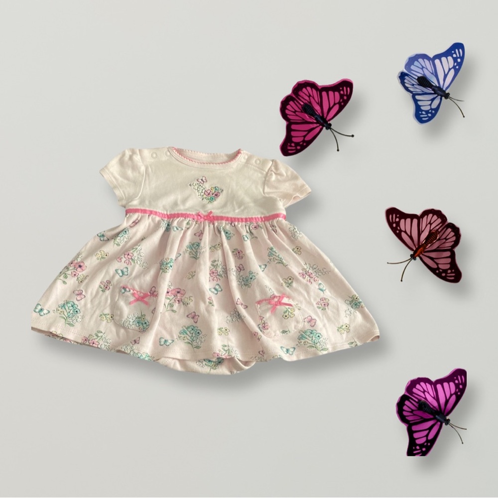 LittleMe Vintage floral dress SIZE 9MO 😍😍🌸🌺